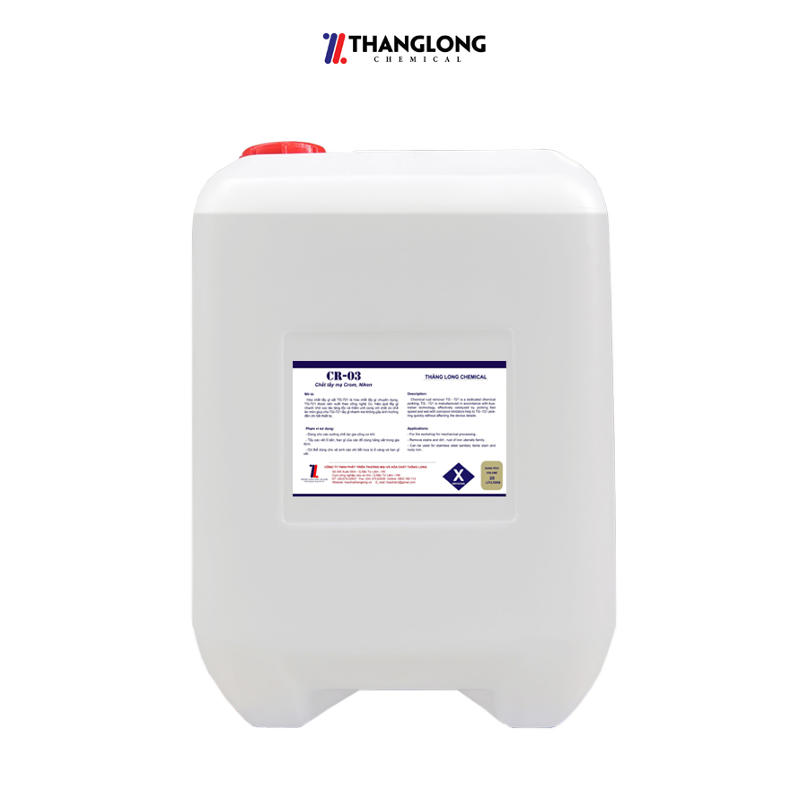 Hóa chất tẩy lớp mạ Niken, Crôm trên nhựa
